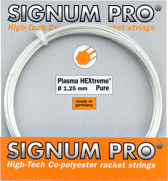 Cordaje de tenis Signum Pro Plasma Hextreme Pure (12 m)
