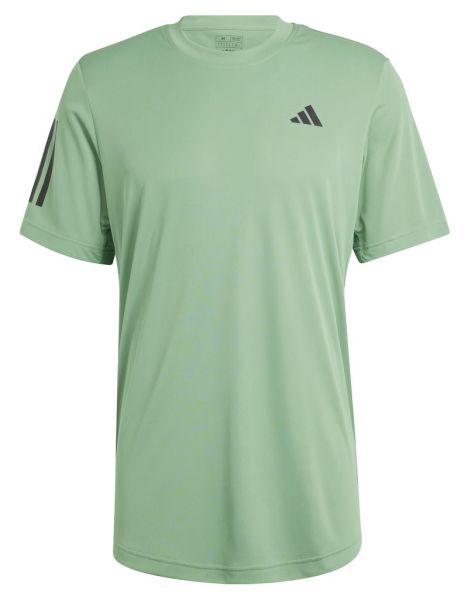 T-shirt da uomo Adidas Club 3-Stripes Tennis T-Shirt - green