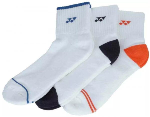  Yonex Quarter Sports Socks 3P - multicolor