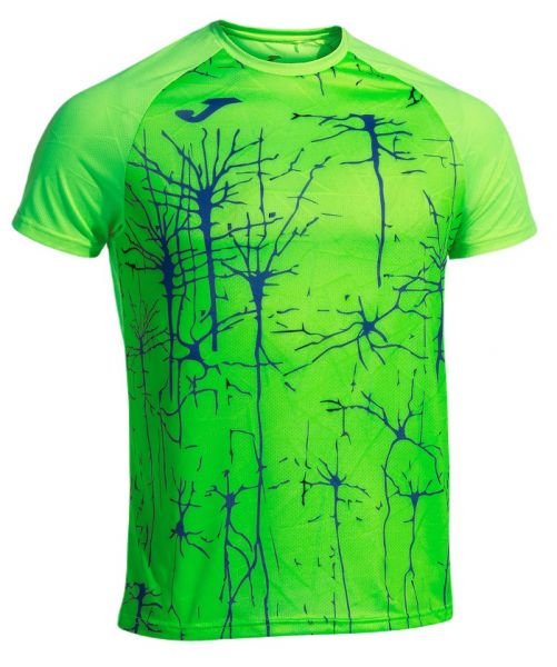 Herren Tennis-T-Shirt Joma Elite IX Short Sleeve T-Shirt M - fluor green