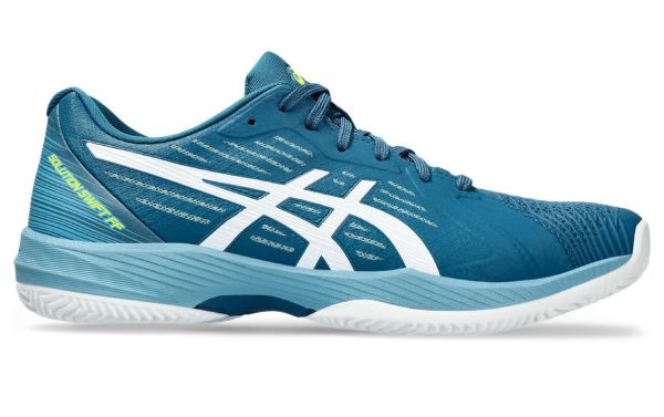Chaussures de tennis pour hommes Asics Solution Swift FF Clay - restful teal/white
