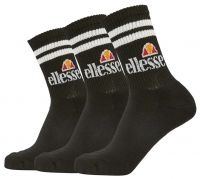 Tennisesokid  Ellesse Pullo Sock 3P - black