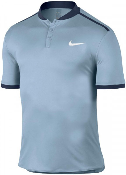  Nike Adv Solid Polo YTH - blue grey/midnight navy