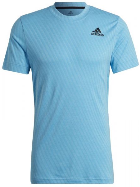 Męski T-Shirt Adidas Tennis Freelift Tee - sky rush