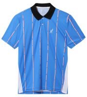 Tricouri polo bărbați Australian Ace Polo Shirt With Stripes - blu zaffiro