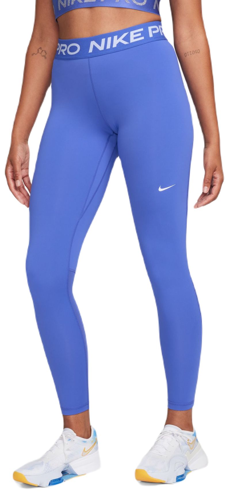 Women's leggings Nike Pro 365 Mid-Rise Tight grey CZ9779-084 