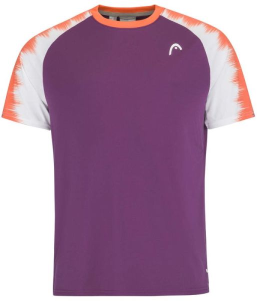 Pánské tričko Head Topspin T-Shirt - lilac/print vision