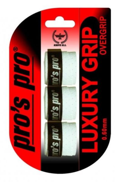 Overgrip Pro's Pro Luxury Grip (3P) - White