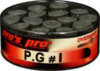 Owijki tenisowe Pro's Pro P.G. 1 30P - black