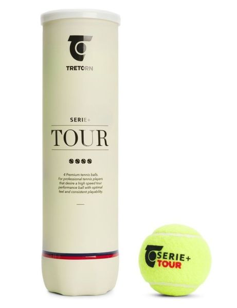Pelotas de tenis Tretorn Serie+ Tour 4B