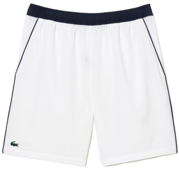 Teniso šortai vyrams Lacoste Stretch Tennis Shorts - white/navy blue