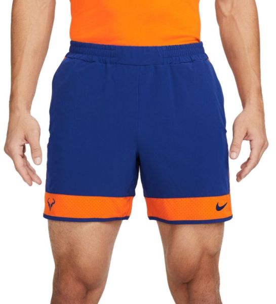 Férfi tenisz rövidnadrág Nike Dri-Fit Advantage Short 7in Rafa M - deep royal blue/deep royal blue