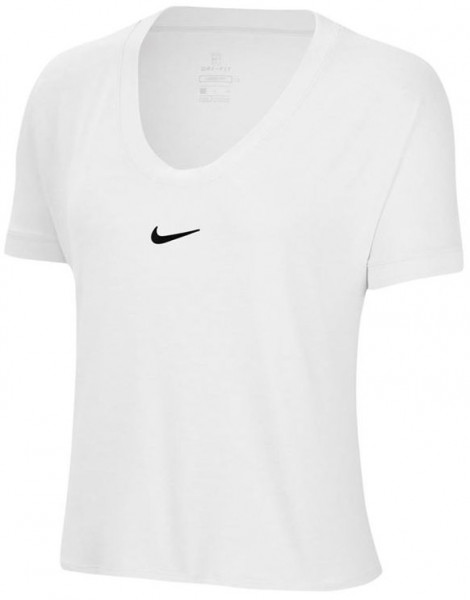  Nike Court Dry Elevated Essential Top - white/black