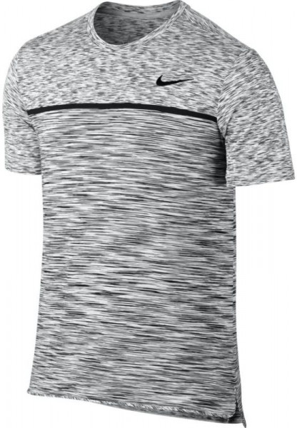  Nike Court Dry Challenger Top SS - white/black/pure platinum/black