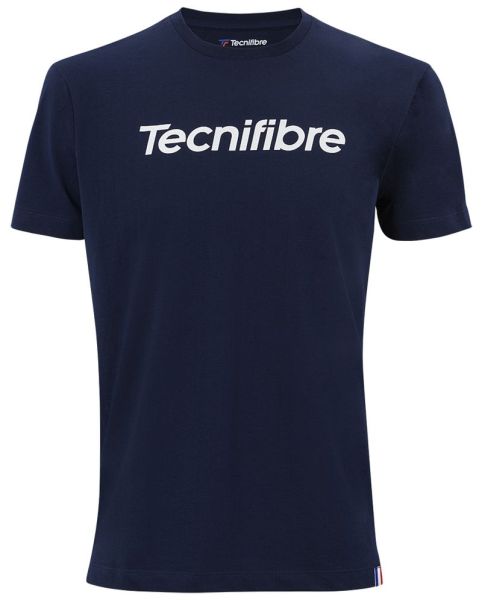 Jungen T-Shirt  Tecnifibre Club Cotton Tee - marine
