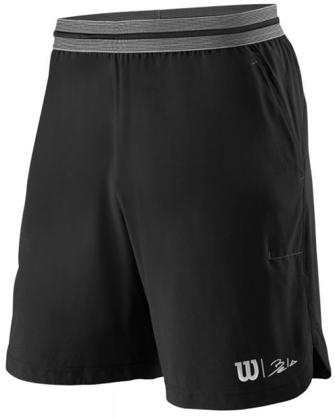 Shorts de tenis para hombre Wilson Bela Power 8 Short II - black