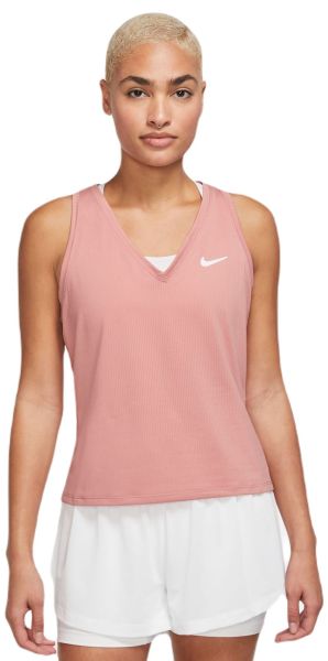 Tenisa tops sievietēm Nike Court Dri-Fit Victory Tank - red stardust/white