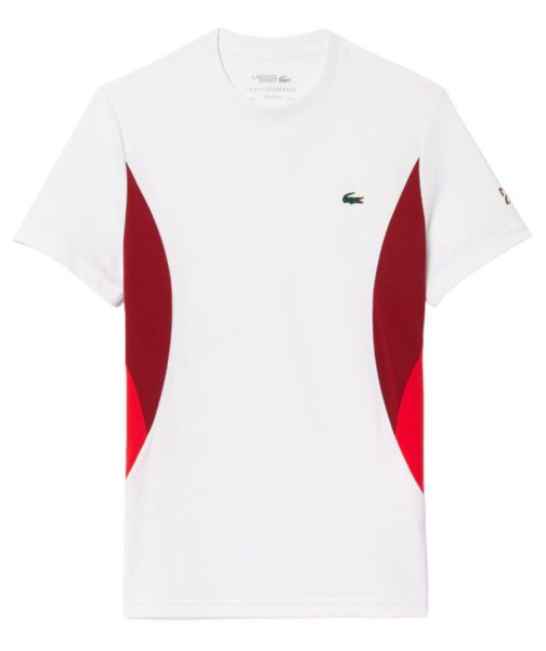 Teniso marškinėliai vyrams Lacoste Tennis x Novak Djokovic T-Shirt - white