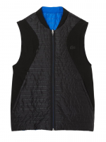 Pánske vesty Lacoste SPORT Padded And Reversible Vest Jacket - black/blue