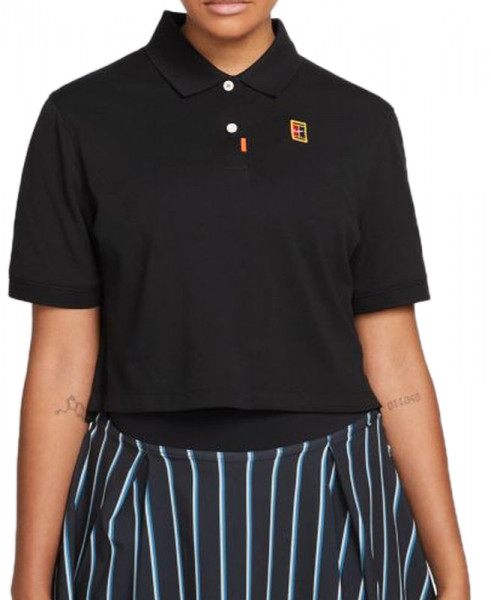 Damen Poloshirt Nike Polo 2.0 Heritage W - black/brilliant orange