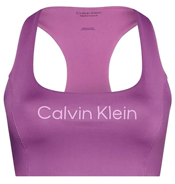 Dámske podprsenky Calvin Klein Medium Support Sports Bra - amethyst