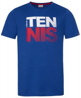 Тениска за момчета Head Club Chris T-Shirt JR - royal blue