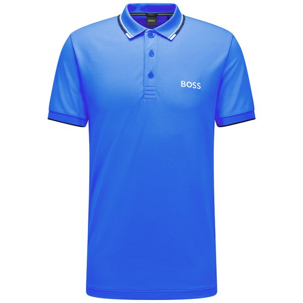 Férfi teniszpolo BOSS Paddy Pro Polo - bright blue