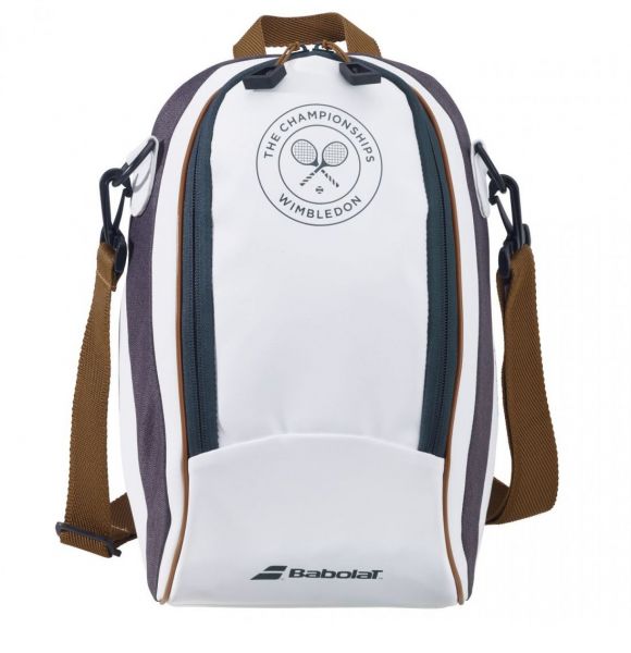 Tennis Backpack Babolat Cooler Bag Wimbledon - white/grey/green