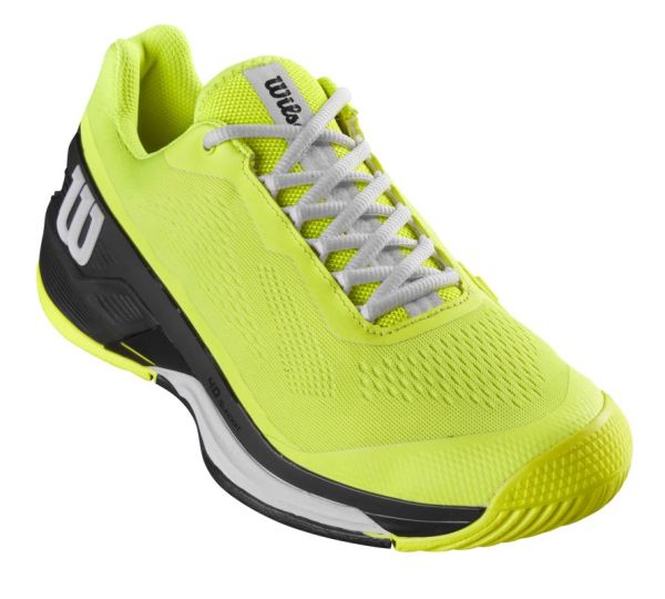 Chaussures de tennis pour hommes Wilson Rush Pro 4.0 - safety yellow/black/white