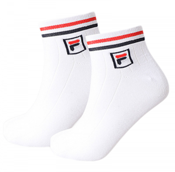  Fila Calza Quarter Socks 2P - white