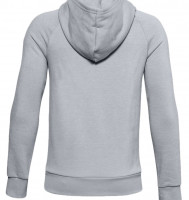 Bluzonas berniukams Under Armour Rival Fleece Hoodie - mod gray light heather/black Bluzonas berniukams Under Armour Rival Fleece Hoodie - mod gray light heather/black