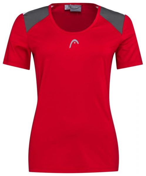 Női póló Head Club 22 Tech T-Shirt W - red