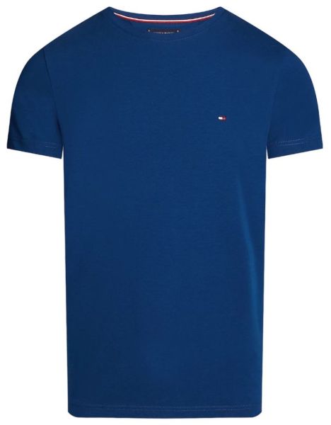 Pánské tričko Tommy Hilfiger Stretch Slim Fit - Modrý