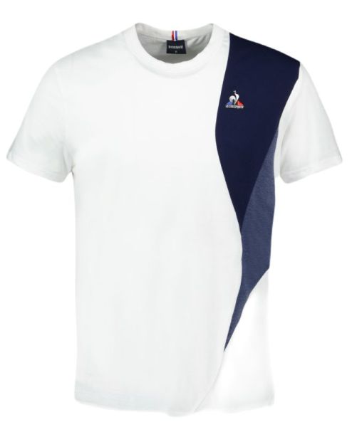 T-shirt da uomo Le Coq SAISON 1 Tee Short Sleeve N°1 SS23 - new optical white