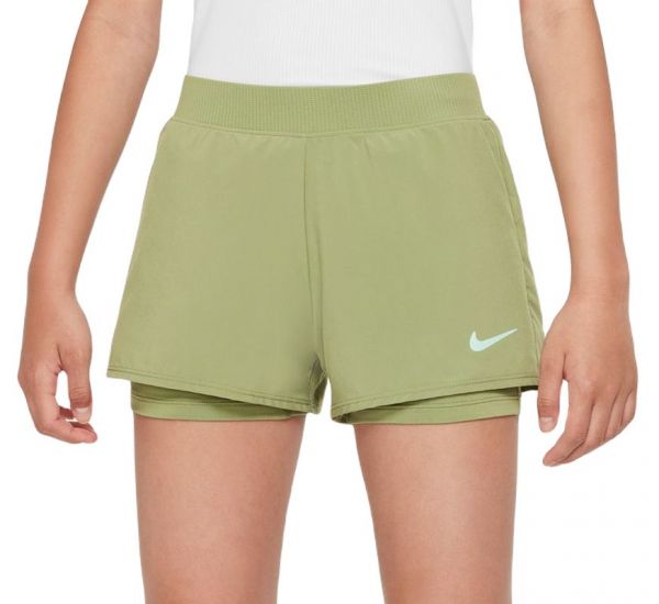 Lány rövidnadrág Nike Court Dri-Fit Victory Short - alligator/mint foam