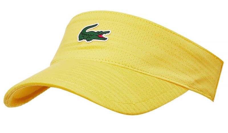 Lacoste SPORT French Open Edition Ultra-Lightweight Visor - yellow/white |  Tennis Zone | Tennis Shop