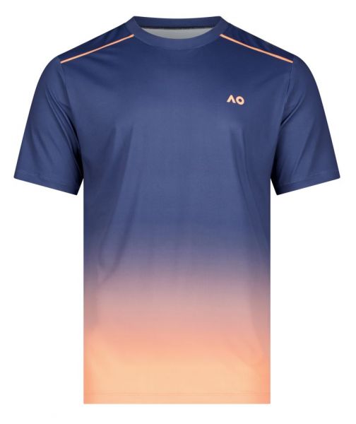 Herren Tennis-T-Shirt Australian Open Performance Tee - pacific ombre