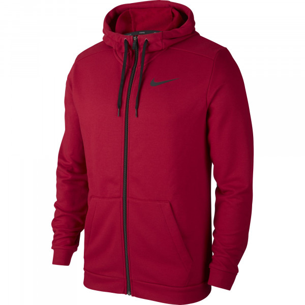  Nike Dry Hoodie FZ Fleece - noble red/black