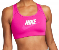 Podprsenky Nike Medium-Support Graphic Sports Bra W - active pink/white/pink prime