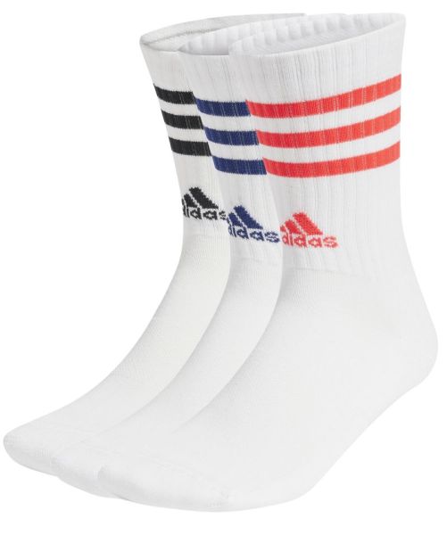 Socks Adidas 3-Stripes Cushioned Sportswear Crew 3P - White