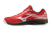 Junior tollaslabda/squash cipő Mizuno Stealth Star Jr - red/white Junior tollaslabda/squash cipő Mizuno Stealth Star Jr - red/white