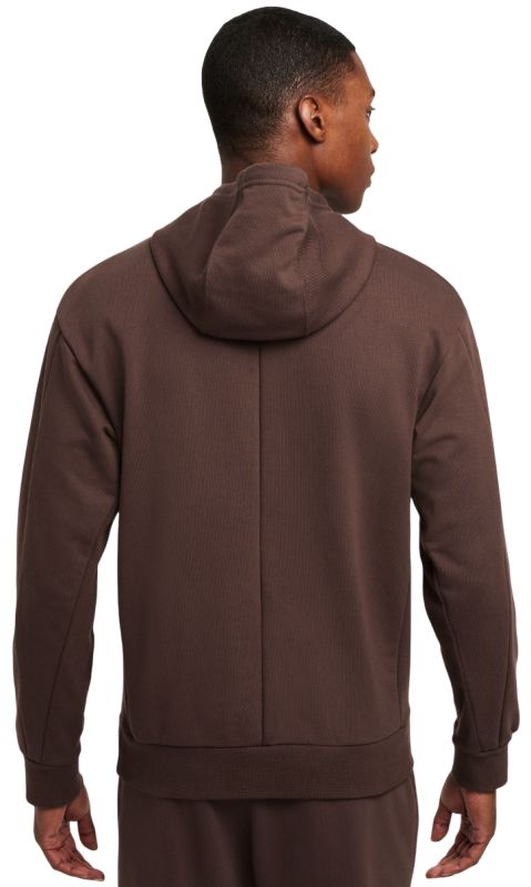 Men s Jumper Nike Heritage Court Fleece Brown