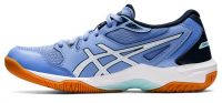 Naiste sulgpalli/squashi kingad Asics Gel-Rocket 10 - white/periwinkle blue Naiste sulgpalli/squashi kingad Asics Gel-Rocket 10 - white/periwinkle blue