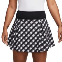 Damen Tennisrock Nike Court Dri-Fit Advantage Print Club Skirt - black/black