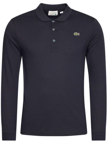 Men's Polo T-shirt Lacoste SPORT Long Sleeve Polo - navy