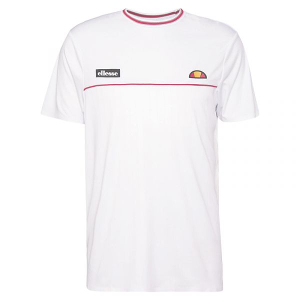 Herren Tennis-T-Shirt Ellesse Aaron Tee - white