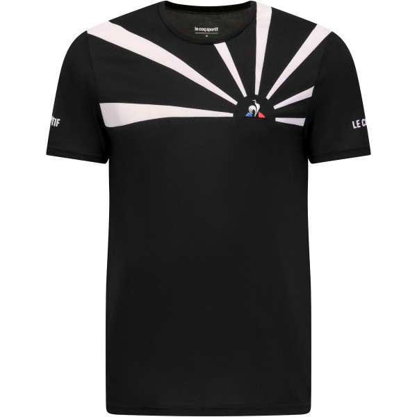 Men's T-shirt Le Coq Sportif TENNIS Tee SS 20 No.2 M - black