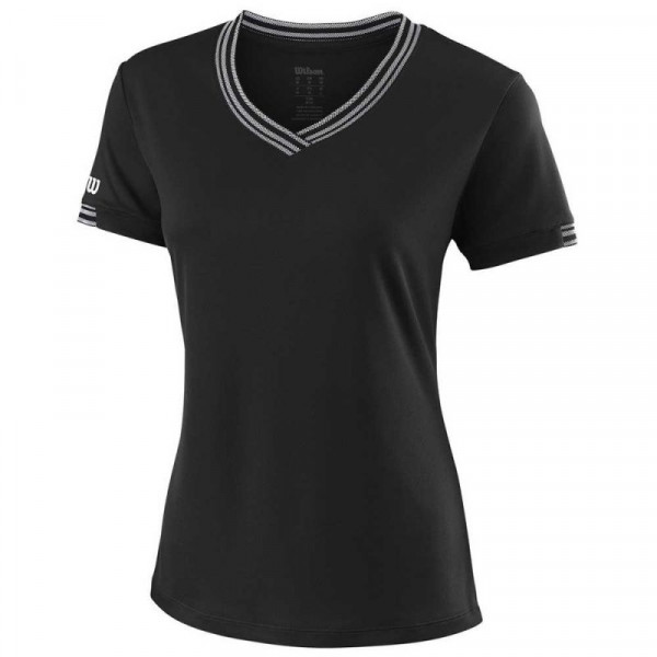 Girls' T-shirt Wilson G Team V-Neck - black