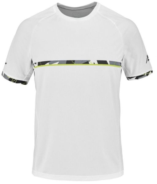 Men's T-shirt Babolat Aero Crew Neck Tee - white/white