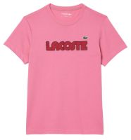 Men's T-shirt Lacoste Ultra Dry Jersey Sports T-Shirt With Logo - Pink